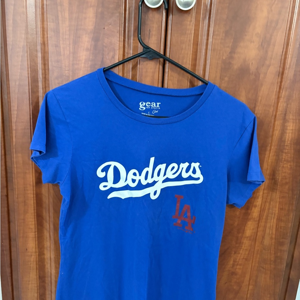 GEAR FOR SPORTS COED BLUE LOS ANGELES DODGERS T-SHIRT SIZE LARGE